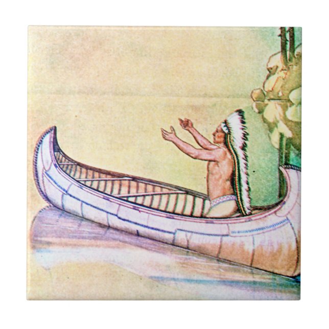 Hiawatha Magic Canoe Tile (Front)