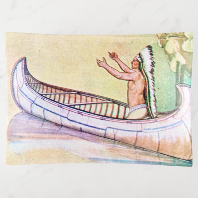 Hiawatha Magic Canoe Trinket Tray (Front)
