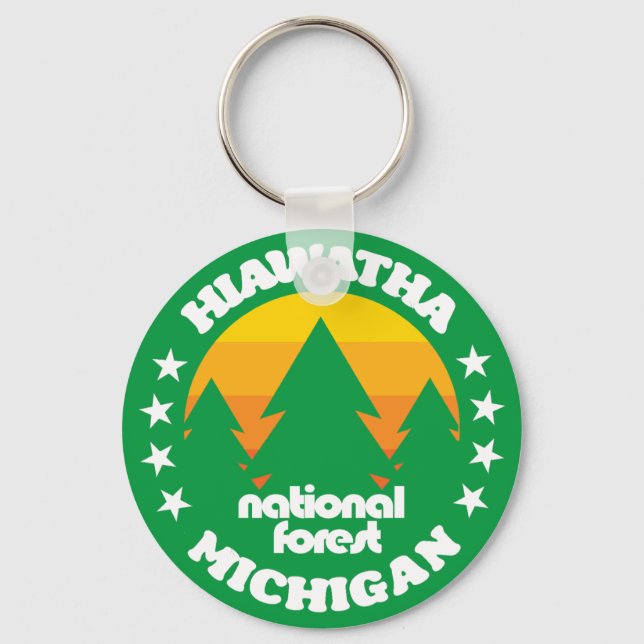 Hiawatha National Forest Keychain (Front)