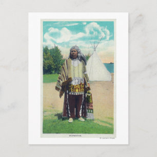 Hiawatha Portrait # 2 Postcard