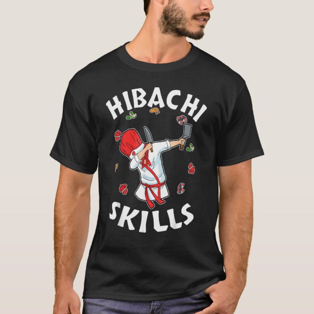 Hibachi Connoisseur Hibachi Chef Costume Hibachi G T-Shirt (Front)