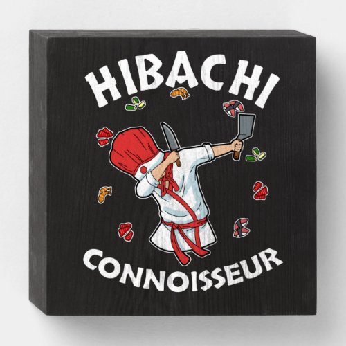 Hibachi Connoisseur Hibachi Grill Gift Hibachi Wooden Box Sign