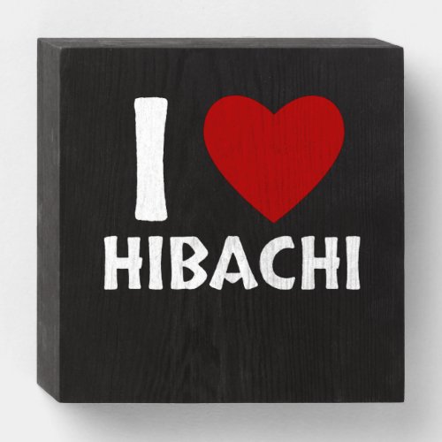 Hibachi Grill Gift Men Japanese Hibachi Wooden Box Sign