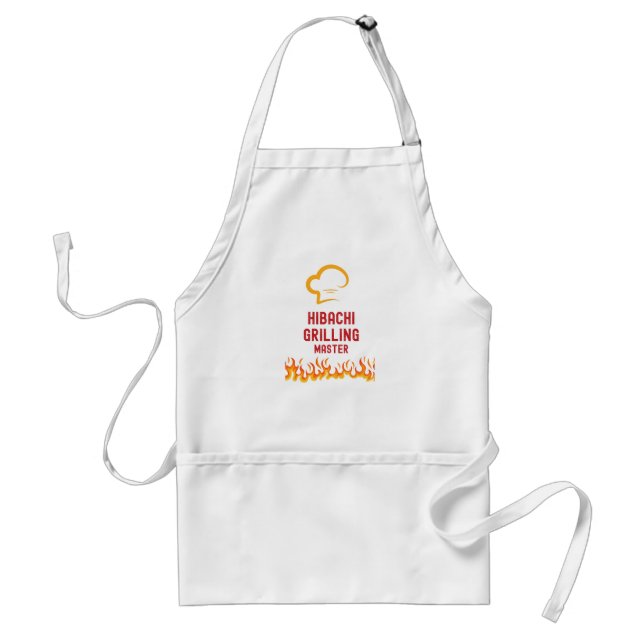 Hibachi Grill Master Adult Apron (Front)
