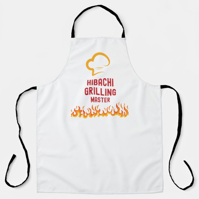 Hibachi Grill Master Apron (Front)