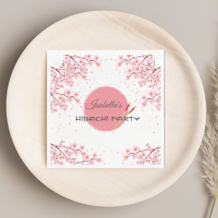 Hibachi Japanese Dinner Birthday Party Napkins