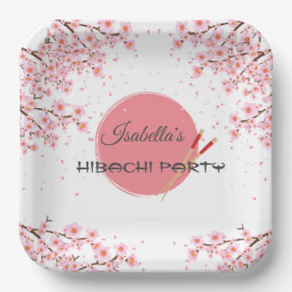Hibachi Japanese Dinner Birthday Party Paper Plates