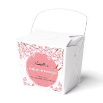 Hibachi Japanese Dinner Birthday Party Take Out Favor Boxes