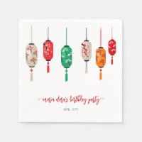 Hibachi Japanese Lanterns Chef Birthday Party