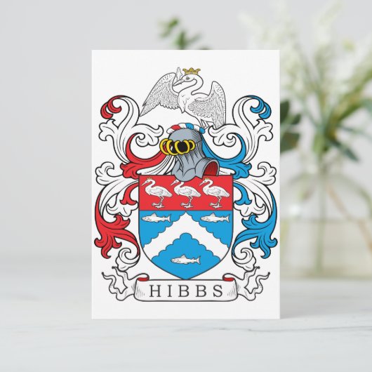 Hibbs Family Crest (Standing Front)