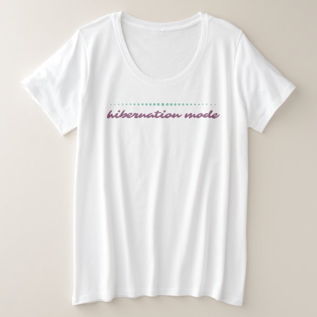 Hibernation Mode Women's T-Shirt (Design Front)