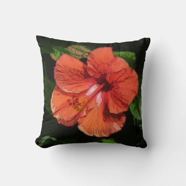 Hibiscus 424 Pillow (Front)