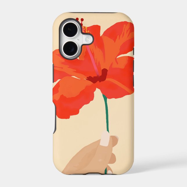 Hibiscus Affection Iphone Case (Back)