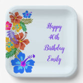 Saltwater Fishing Fisherman's Birthday Party Paper Plates