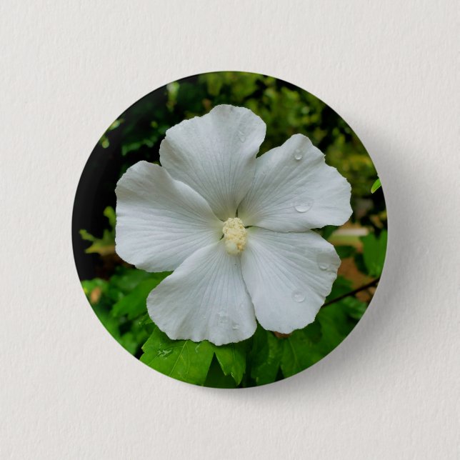 Hibiscus Badge Button (Front)