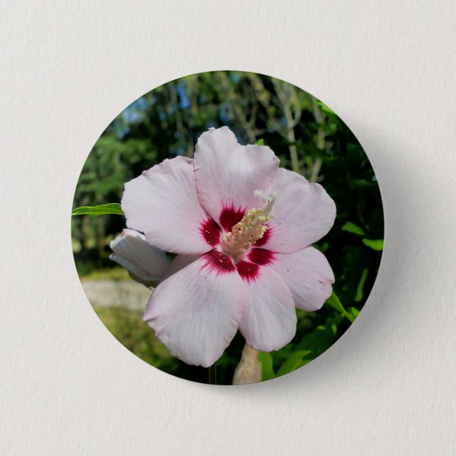 Hibiscus Badge Button (Front)