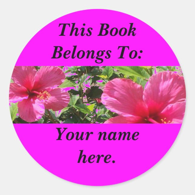 Hibiscus, Book Plates (Front)