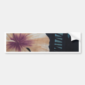hibiscus bumper sticker