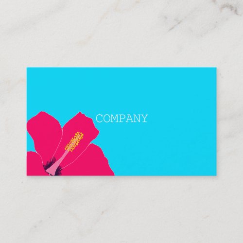 hibiscus business card