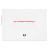 Hibiscus card (Back Horizontal)