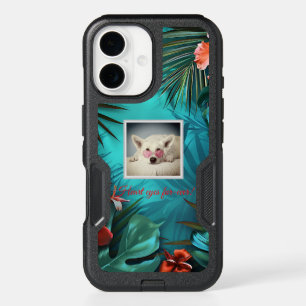 Hibiscus Dream Tropical with Photo iPhone Case