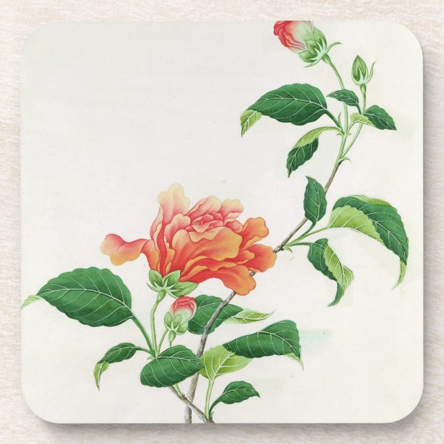 Hibiscus Drink Coaster (Front)
