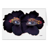 Hibiscus Eyes - Black/Purple (Front Horizontal)