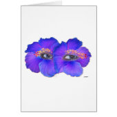 Hibiscus Eyes - Blue (Front)