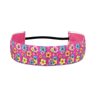Hibiscus Floral Tie Headband