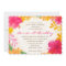 Hibiscus Floral Wedding Invitation