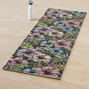 Hibiscus Floral Yoga Mat