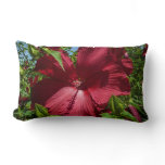 Hibiscus Flower and Blue Sky Lumbar Pillow