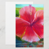 Hibiscus Flower Art (Front/Back)