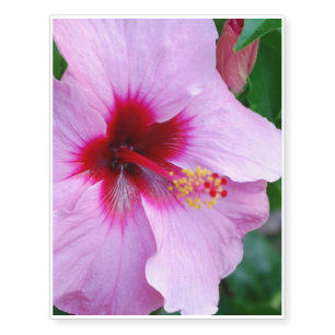 Hibiscus Flower Blossom Temporary Tattoos