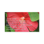 Hibiscus Flower Bright Magenta Floral Business Card