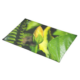 Hibiscus Flower Bud Placemat