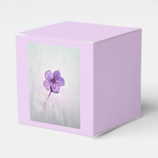 Hibiscus Flower Favor Box