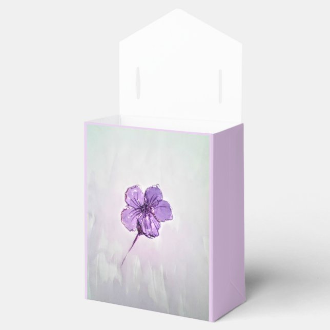 Hibiscus Flower Favor Boxes (Opened)