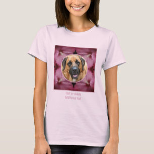 Hibiscus Flower Frame Create Your Own Pet Photo T-Shirt