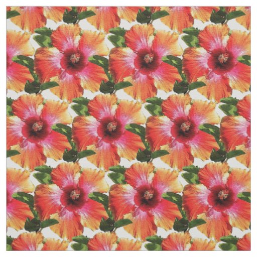 Hibiscus Flower  HAMbyWG - Fabric