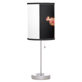 Hibiscus flower lamp. table lamp (Left)