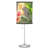 Hibiscus flower lamp. table lamp (Right)