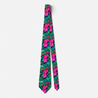 Hibiscus Flower Love Neck Tie