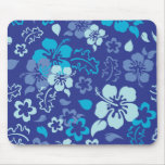 Hibiscus Flower Pattern Computer Mousepad at Zazzle