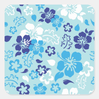 Hibiscus Flower Pattern Stickers