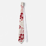 Hibiscus Flower Pattern Tie at Zazzle