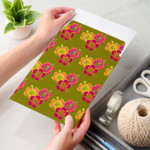 Hibiscus - Flower Power Decor Blossoms 3 Envelope Mailers