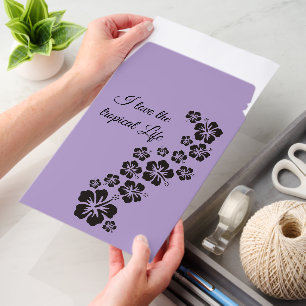 Hibiscus - Flower Power Decor Blossoms 7 Envelope Mailers
