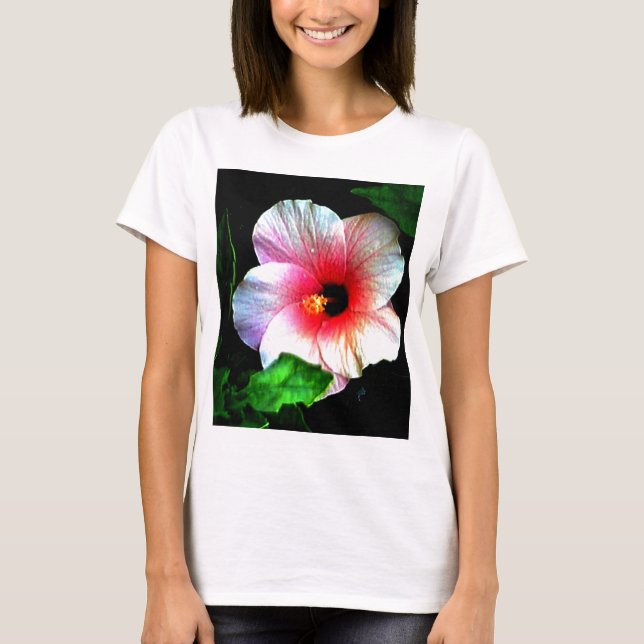 Hibiscus Flower The MUSEUM Zazzle Gifts T-Shirt (Front)