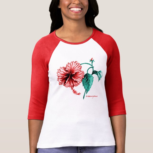 Hibiscus Flower TShirt (Front)